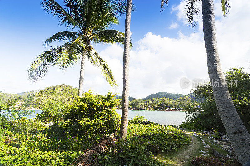 Mae Haad海滩和Koh Ma岛在Ko Phangan